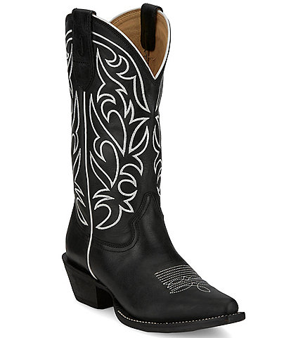 Justin Boots Josephine Leather Tall Western Boots