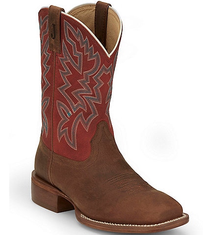 Justin Boots Men's Jackpot 11#double; Pull On Western Boots