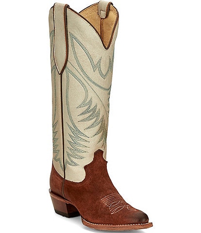 Justin Clara Leather Western Boots