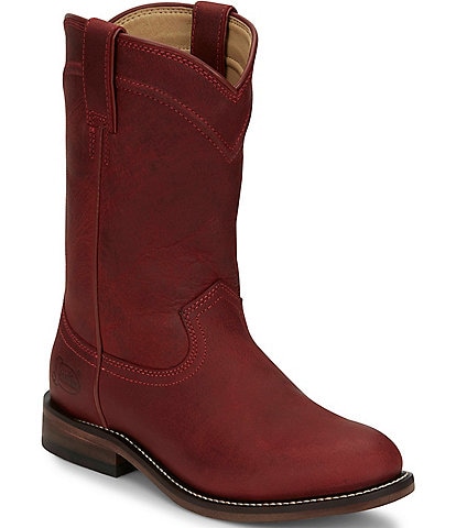 Justin Holland Leather Western Booties