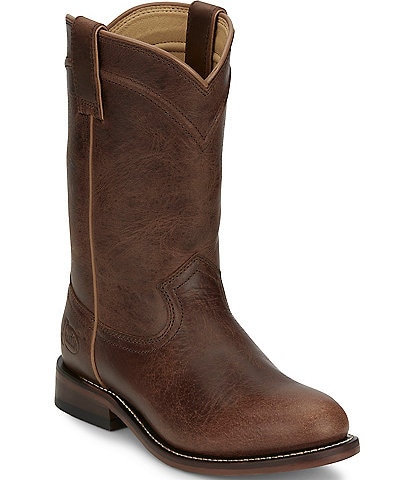 Justin Holland Leather Western Booties