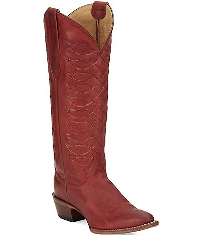 Justin Whitley Leather Western Boots