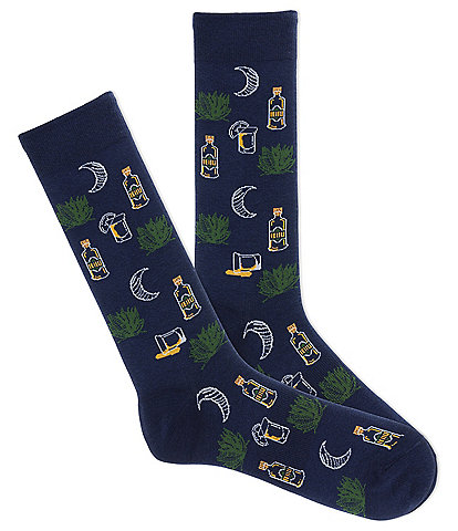 K. Bell Tequila Nights Crew Dress Socks