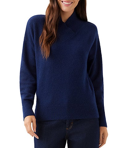Karen Kane Shawl Collar Long Sleeve Sweater