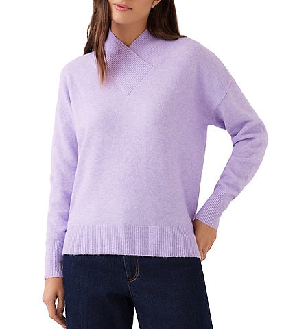 Karen Kane Shawl Collar Long Sleeve Sweater