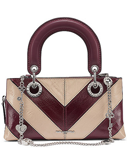 KARL LAGERFELD PARIS Benoite Chevron Shoulder Bag
