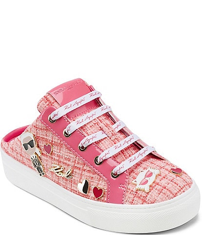 KARL LAGERFELD PARIS Cambria Plaid Platform Slip-On Sneakers