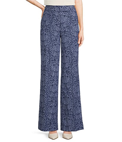 KARL LAGERFELD PARIS Coordinating Stretch Denim Flare Leg Jeans