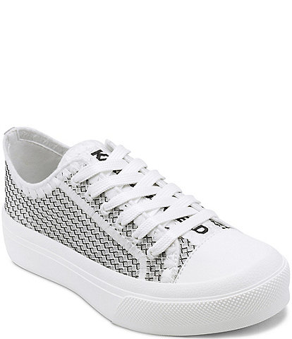 KARL LAGERFELD PARIS Giddeon Lace-Up Platform Sneakers