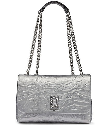 KARL LAGERFELD PARIS Lafayette Metallic Shoulder Bag