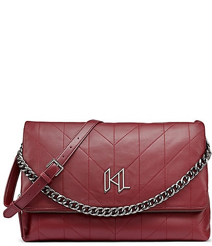 KARL LAGERFELD PARIS Lavande XL Shoulder Bag