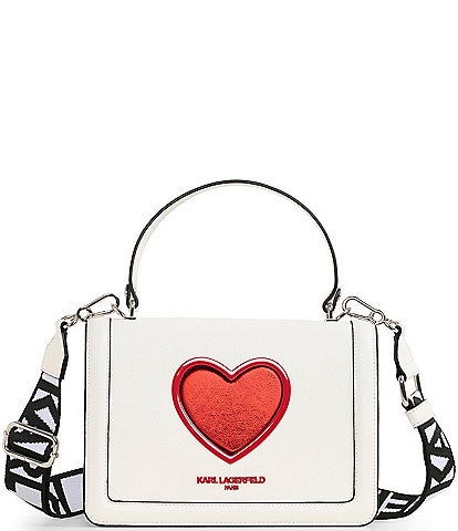 KARL LAGERFELD PARIS Simone Heart Crossbody Bag