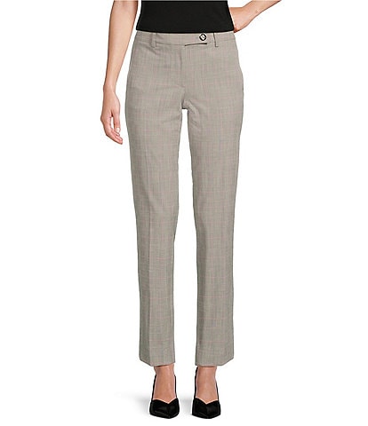 KARL LAGERFELD PARIS Straight Leg Flat Front Coordinating Ankle Pant