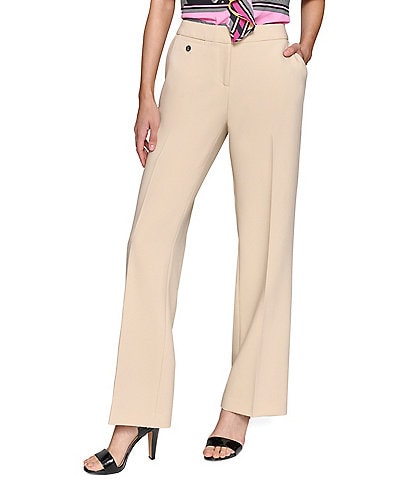 KARL LAGERFELD PARIS Straight Leg Trouser Pants