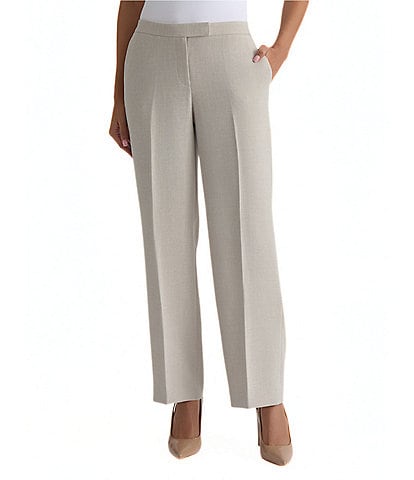 Kasper Flat Front Ankle Length Trouser Pants