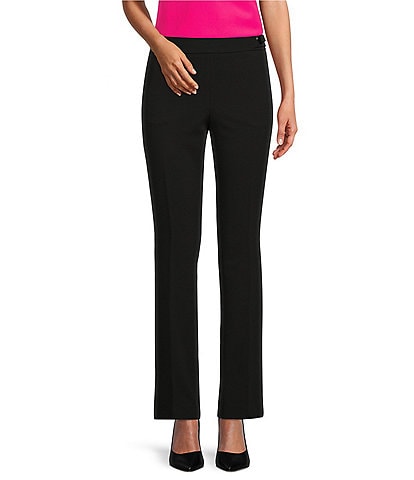 Kasper Women's Elastic Back Pant W/Side Slits (Unlined - ShopStyle