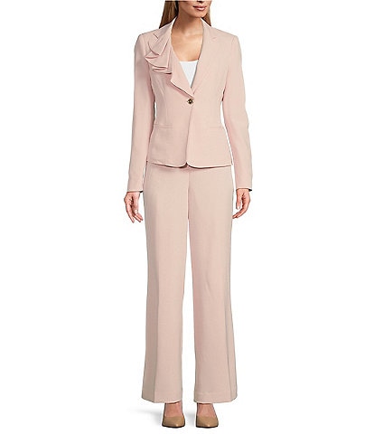 Light Pink Pant Suit for Women, Pink Pant Suit Set for Women, Blazer Suit  Set Womens, High Waist Straight Pants, Blazer and Trousers Women -   Israel