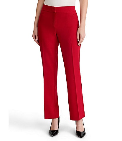 Kasper Petite Size Fly Front Crepe Coordinating Trousers