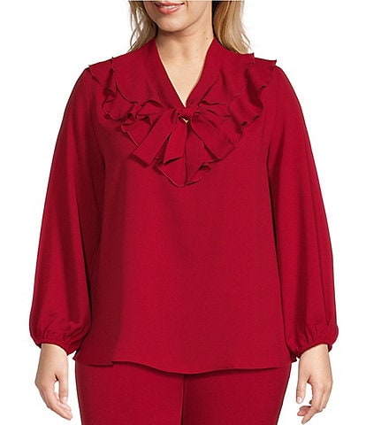 Red blouses at on sale dillards