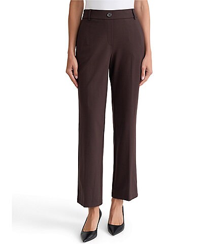 Kasper Pull-On Compression Faux Fly Coordinating Trousers