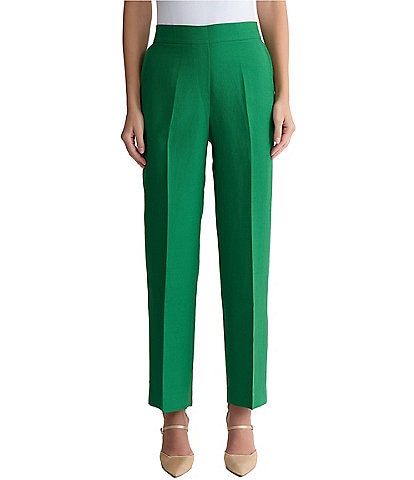 Kasper Pull On Slash Pocket Wide Leg Pants