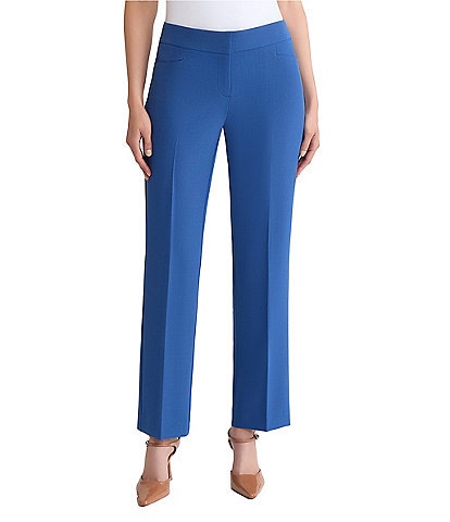 Kasper Stretch Crepe Fly Front Trouser