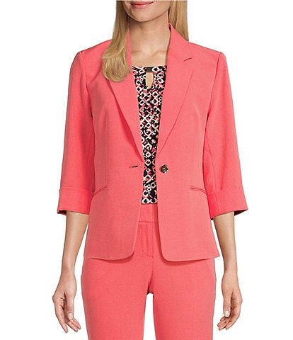 Kasper Womens Suit Separate Office Wear Open-Front Blazer - ShopStyle