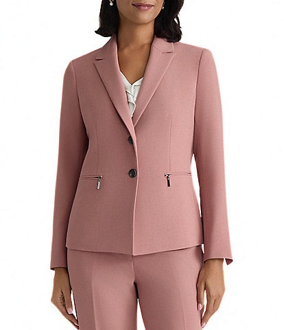 Kasper Two Button Peak Lapel Jacket
