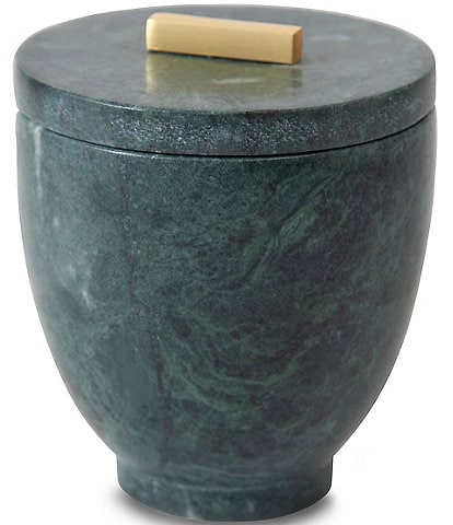 Kassatex Esmeralda Marble Cotton Jar