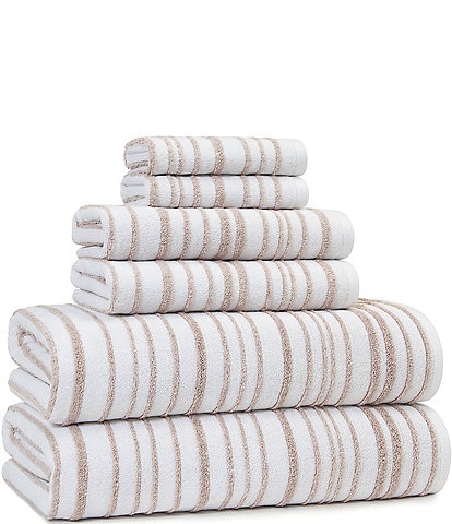 Kassatex Hudson Striped Bath Towel