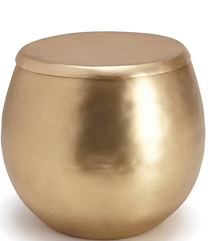 Kassatex Nile Hammered Brass Cotton Jar