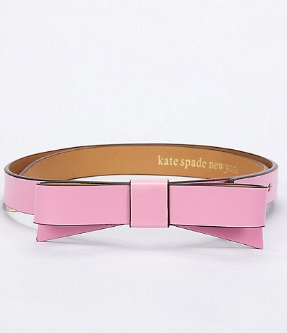 kate spade new york .75#double; Leather Bow Belt