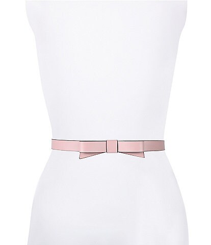 kate spade new york .75#double; Leather Bow Belt