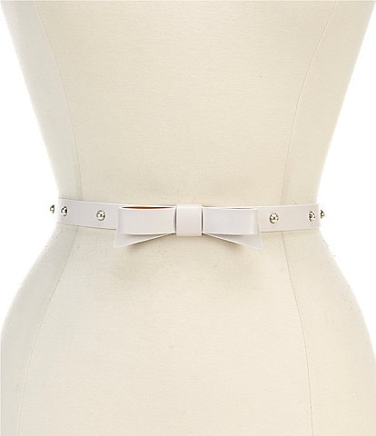 kate spade new york 0.75#double; Pearl Bow Belt