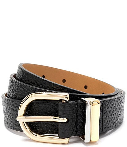 kate spade new york 1" Two-Tone Molten Loop Belt