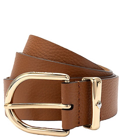 kate spade new york 1.37#double; Two tone Molten Loop Leather Belt