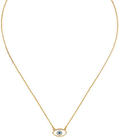 kate spade new york All Seeing Mini Short Pendant Necklace