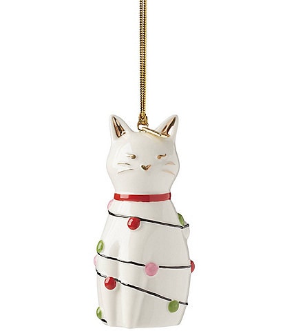 kate spade new york Be Jolly Cat Ornament