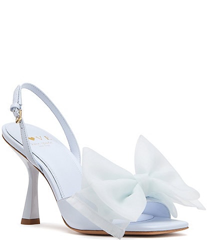 kate spade new york Beau Mesh Bow Slingback Dress Sandals