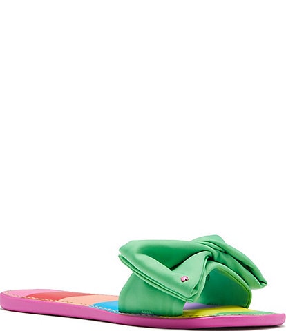 kate spade new york Bikini Rainbow Bow Slide Sandals