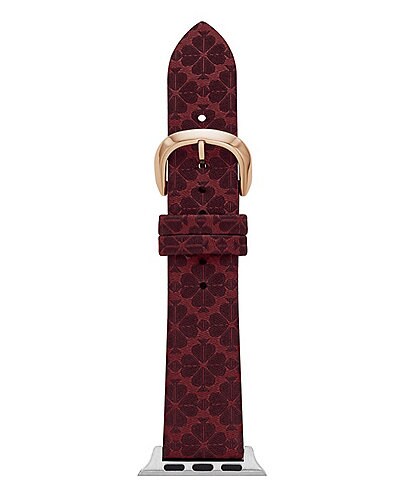 kate spade new york Burgundy Jacquard Fabric 38/40/41mm Band for Apple Watch®