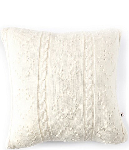 kate spade new york Cable Knit Square Pillow