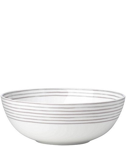 kate spade new york Charlotte Street Striped Porcelain Serving Bowl