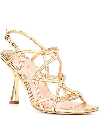 kate spade new york Coco Leather Knotted Dress Sandals