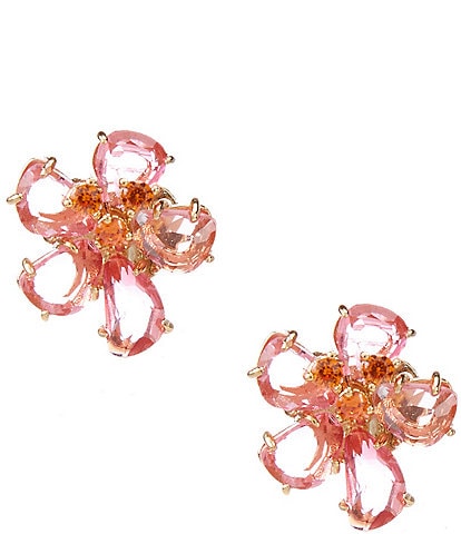 kate spade new york Crystal Paradise Flower Stud Earrings