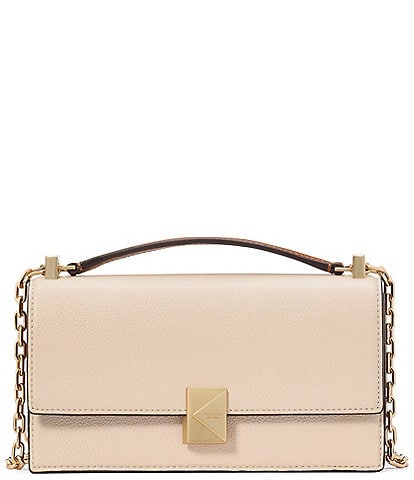 kate spade new york Deco Color-Blocked Mini Flap Chain Crossbody Bag