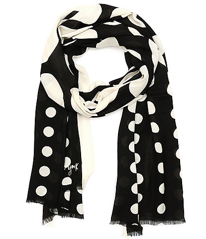 kate spade new york Dots And Bubbles Oblong Scarf