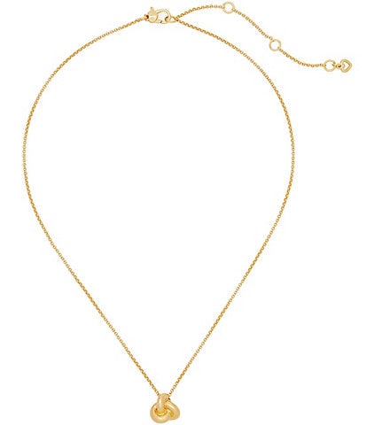 kate spade new york Double Knot Short Pendant Necklace