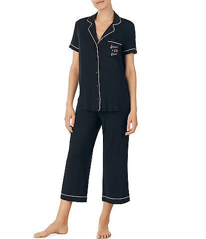 kate spade new york #double;Dream a Little Dream#double; Coordinating Solid Knit Pajama Set