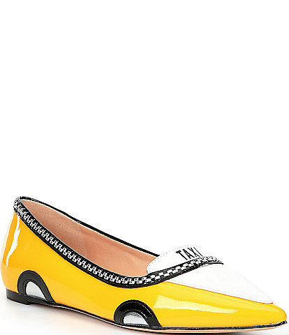 kate spade new york Gogo Taxi Patent Leather Flats